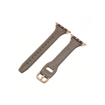 FZRT Watch Bands Reverse Buckle Waist Leather Strap Unisex