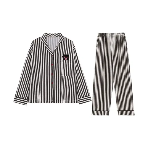 Sleeping Beauty Pajama Set Women's Black