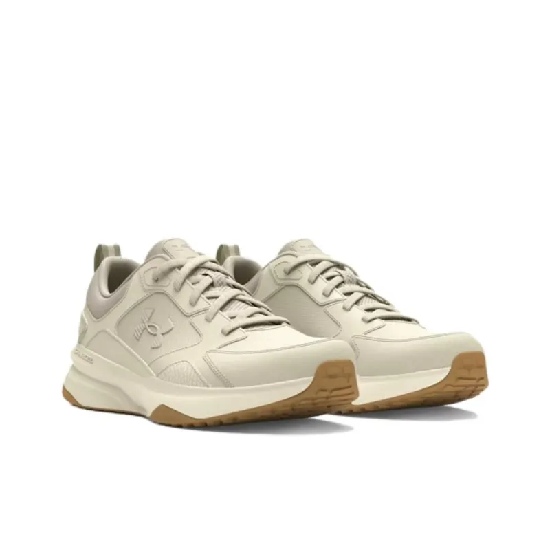 Under Armour Charged Edge Anti-Slip Wear-Resistant Low-Top Training Shoes Men's Beige-2
