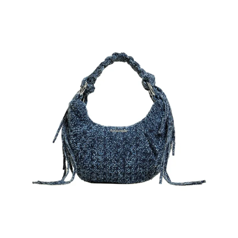 HOLZWEILER Cotton Shoulder Bag Crossbody Bag Handbag Mini Women's Blue-0