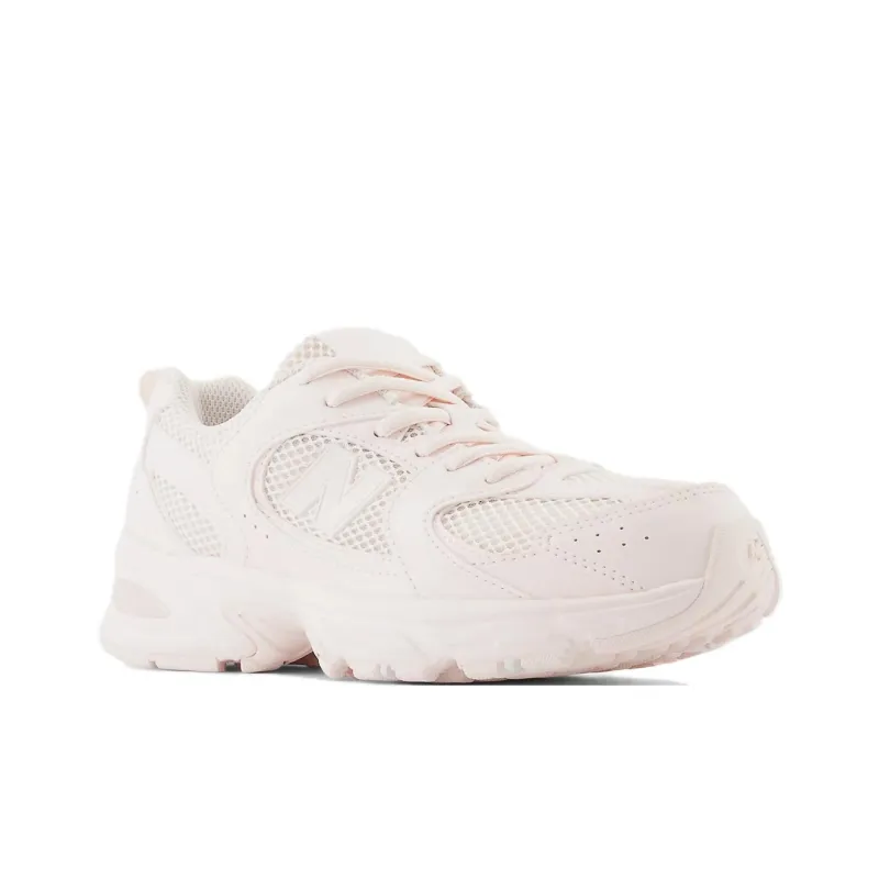 New Balance NB 530 Bungee Abrasion Resistant Breathable Cushioning Low Top Kids' Running Shoes White Pink Teenagers-2