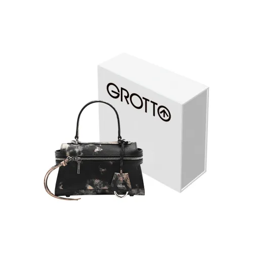 GROTTO Shoulder Bags Smudge-Proof Black MINI