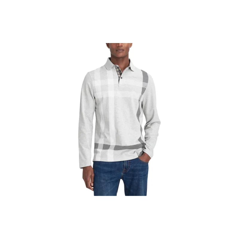 BARBOUR SS24 Polo Shirt Men's White-2