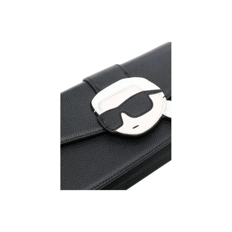 KARL LAGERFELD / Karl Lagerfeld Jeans Ikon 2.0 Leather Shoulder Bag-3