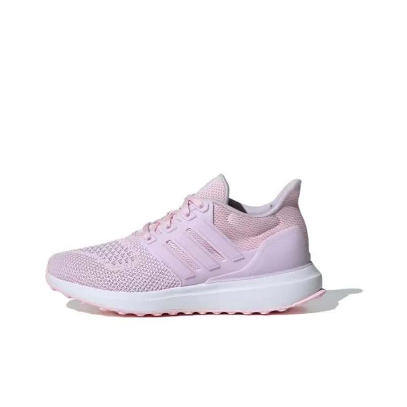 Adidas UBOUNCE DNA Anti Slip Wear Resistant Kids Lifestyle Shoes Pink Purple Teenagers-0