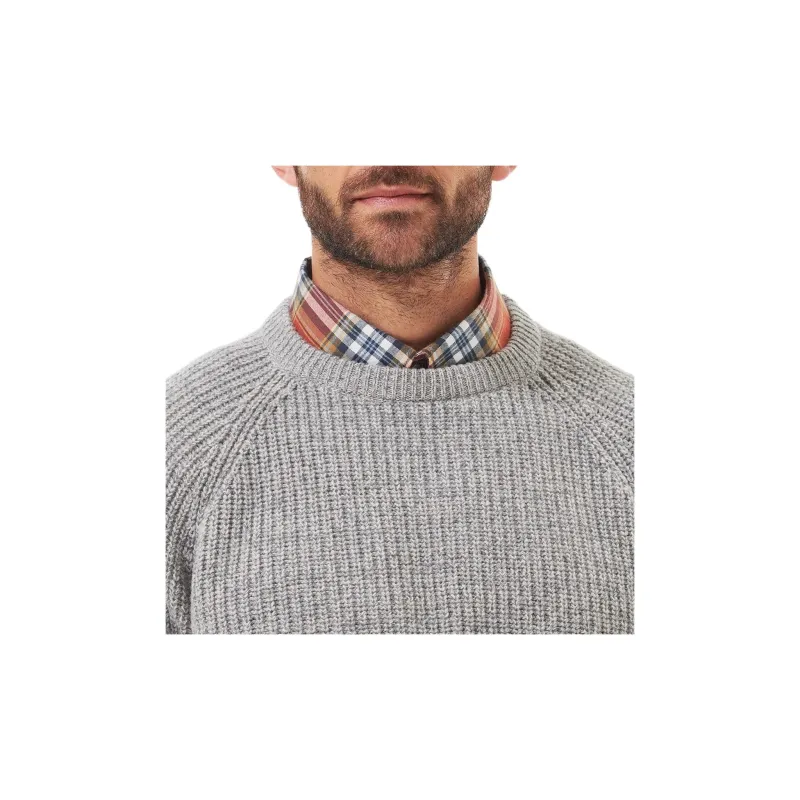 BARBOUR SS24 Sweater Men's Light Gray-4