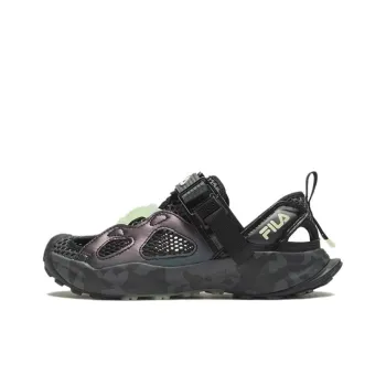 FILA KIDS Slip-Resistant Breathable Children's Sandals Black Gray Color Teenagers