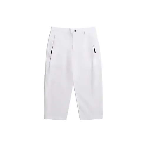 XTEP Sky Ride Collection Casual Shorts Men Pearl White