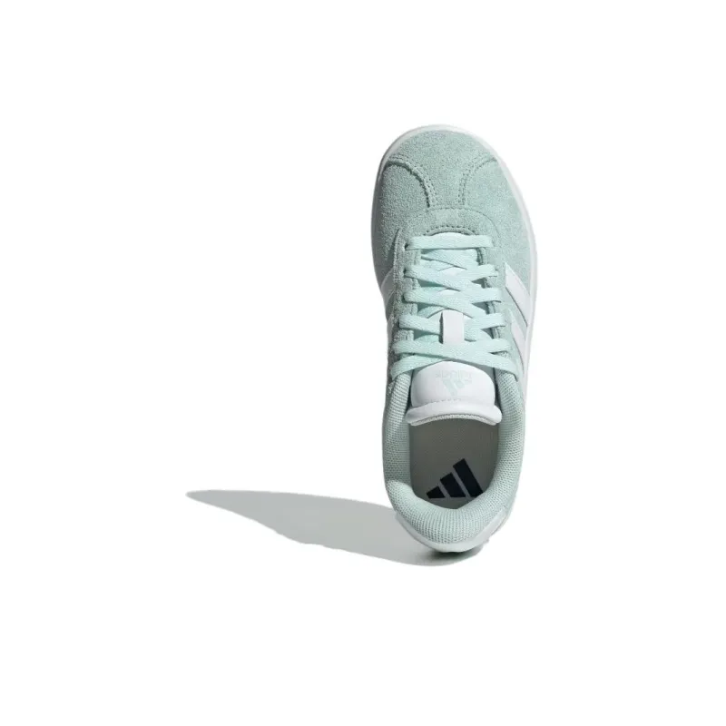 Adidas Anti Slip Wear Resistant Low Top Kids' Skateboarding Shoes Cyan White Kids'-3
