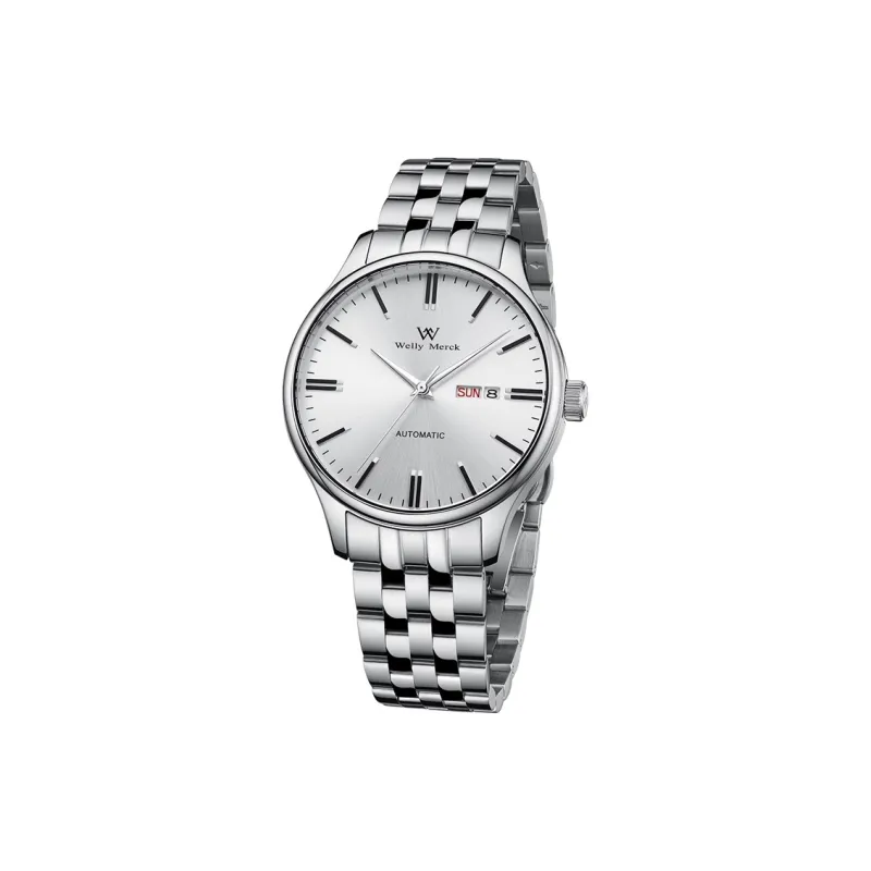 Welly Merck Classic Collection Automatic Mechanical Movement Men's Watches Watch 42mm White Dial-10