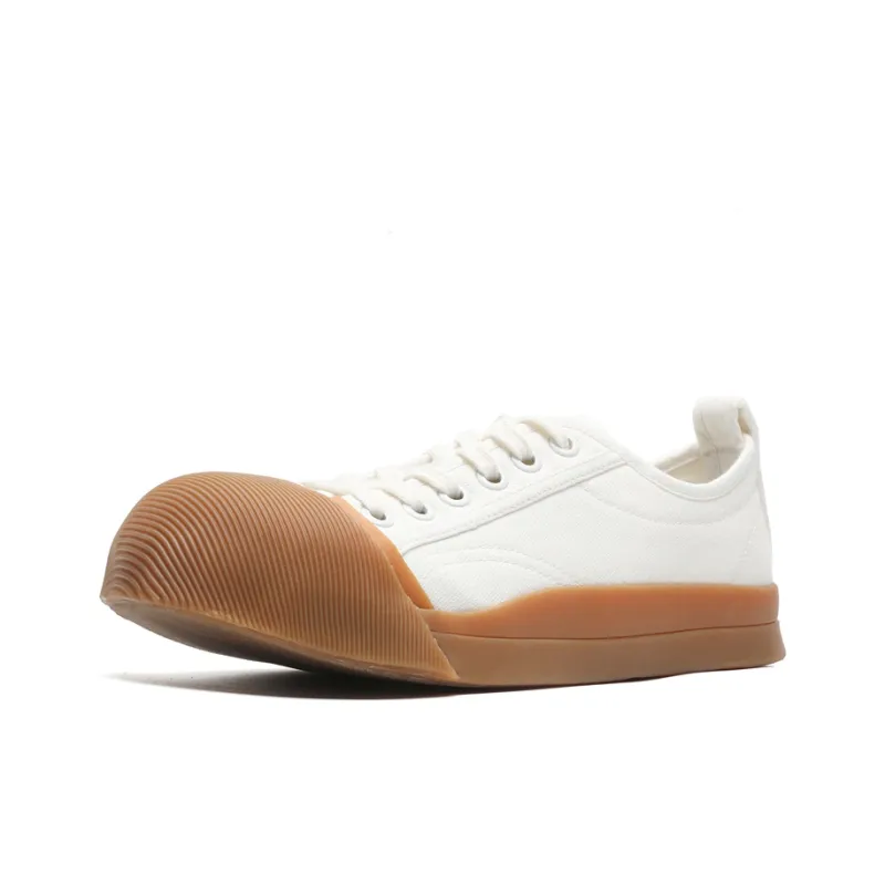 Wooden Rabbit Anti Slip Wear Resistant Low Top Canvas Shoes Unisex-1
