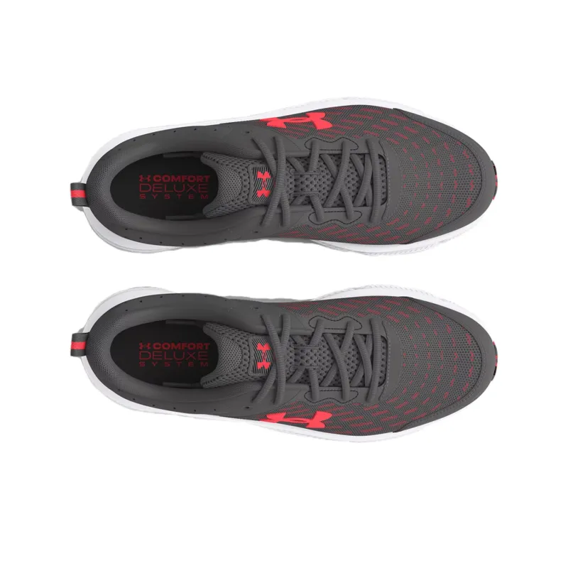 Under Armour Training Beha met print en gekruisde bandjes in zwart