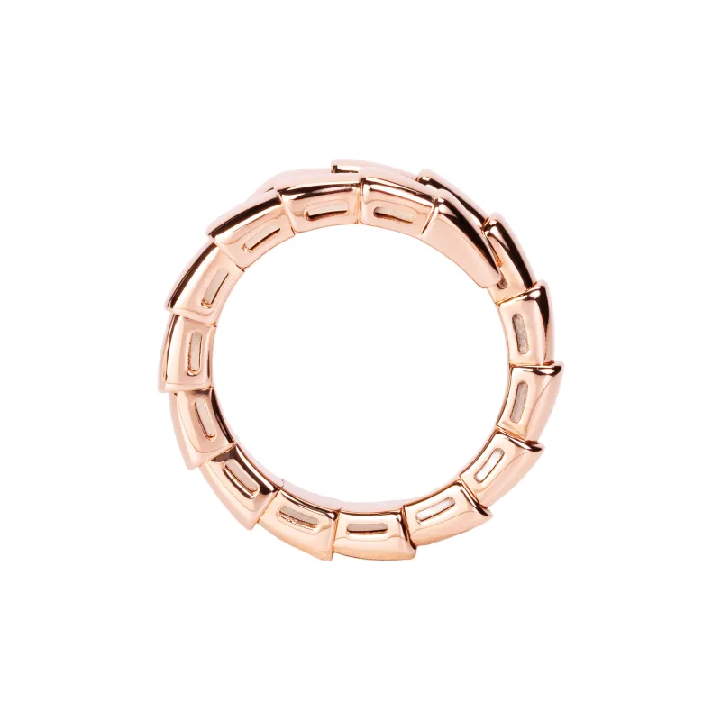 BVLGARI SERPENTI VIPER 18K Rose Gold Rings Unisex Rose Gold-1
