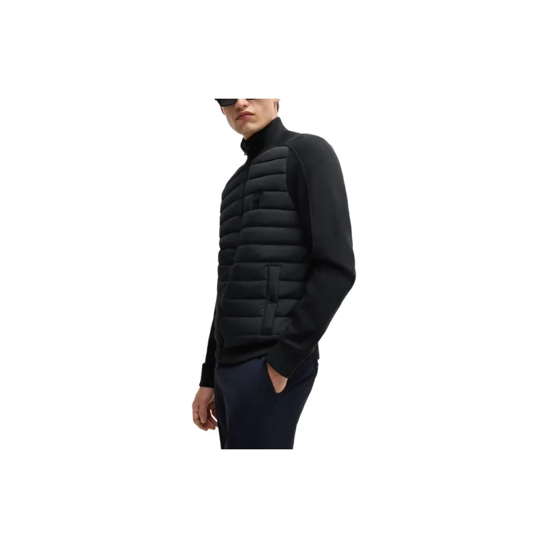 HUGO BOSS Logo Badge Zip Up Jacket-4