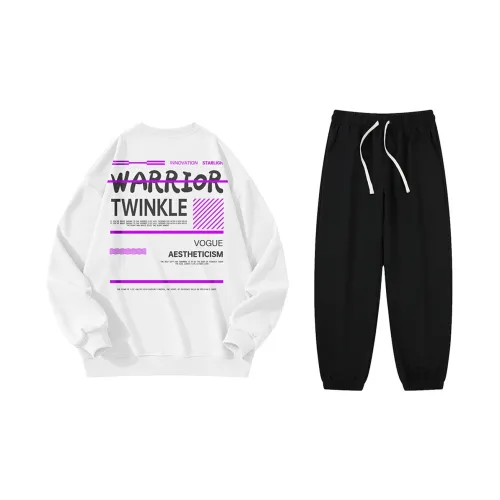 WARRIOR Sweatshirt Sets Unisex