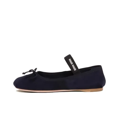 MIU MIU Mary Jane Shoes Women's Dark Blue