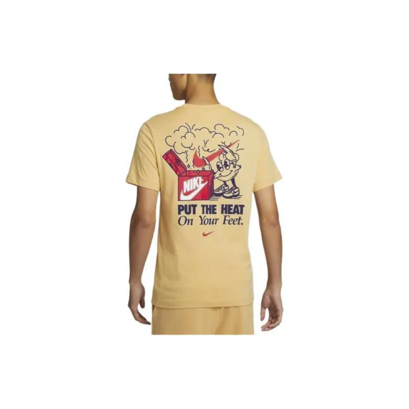 Nike T Shirts Men Yellow-3