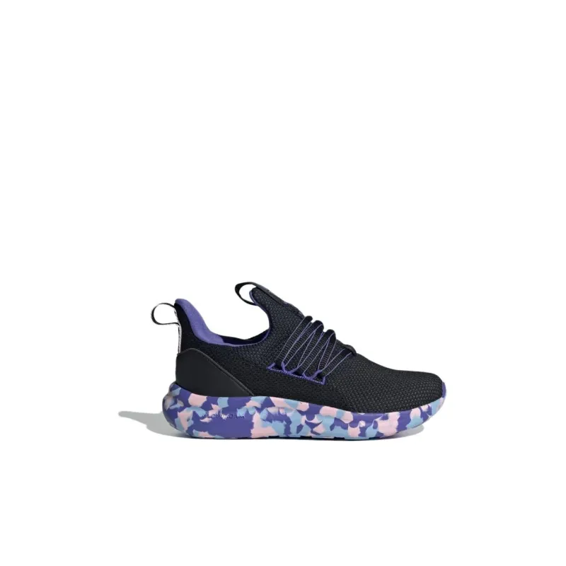 Adidas LITE RACER ADAPT 7.0 Anti Slip Wear Resistant Low Top Kids Lifestyle Shoes Black Pink Blue Kids'-1