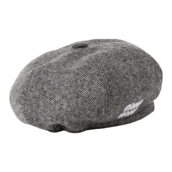 MIU MIU Fabric Berets Unisex Gray