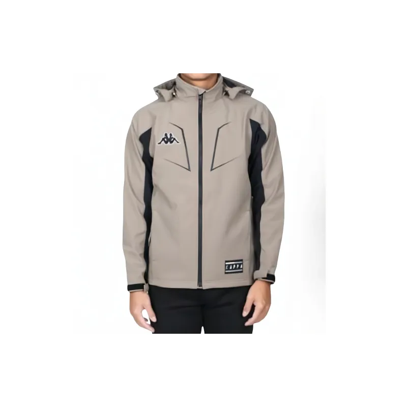 Kappa Jackets Men Khaki Black-1