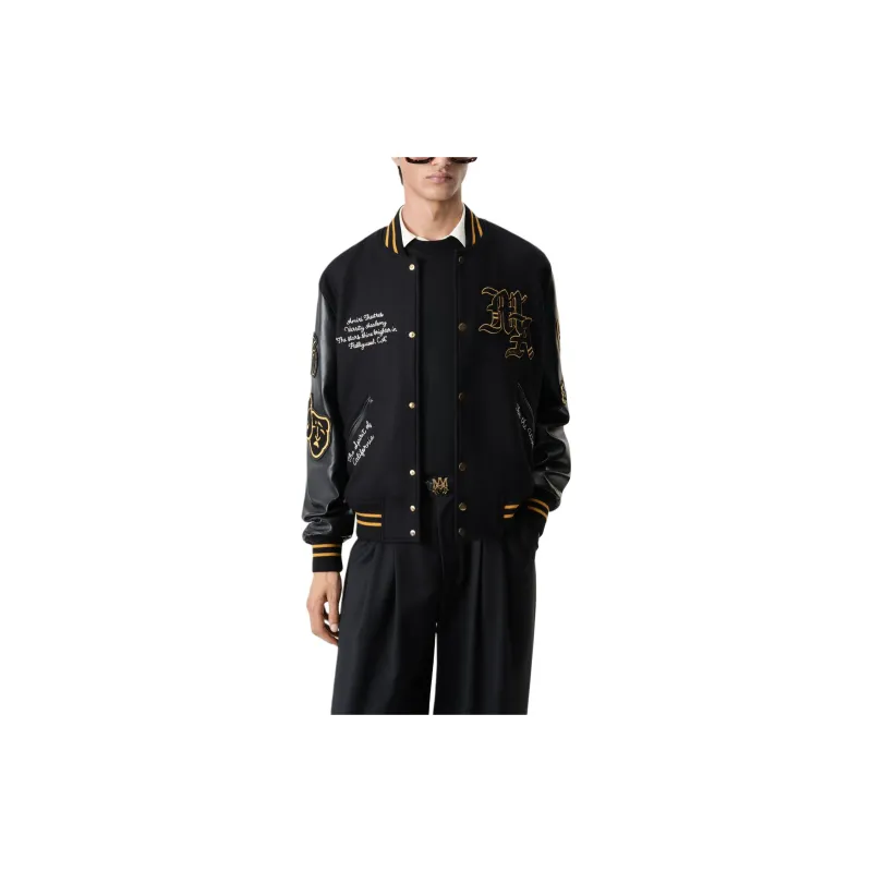 AMIRI Lion Varsity Jacket-1