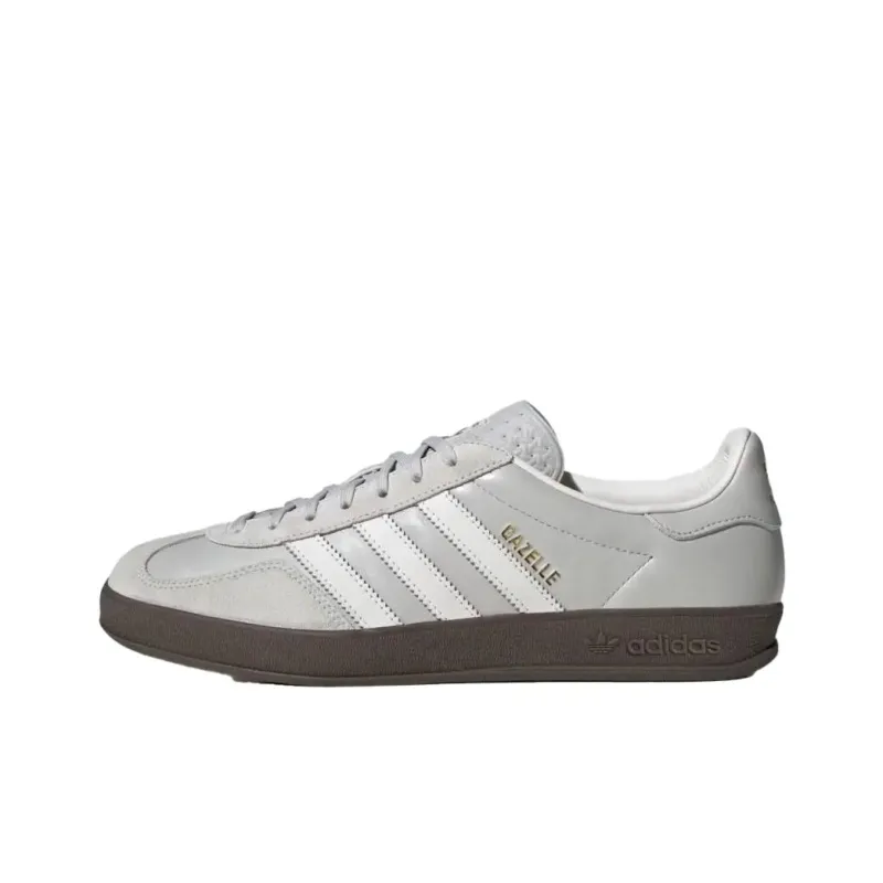 Adidas Gazelle Indoor Grey Core White Gum-0