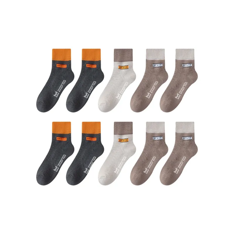 MIIOW Mid-Calf Socks Men's Combo Set-54