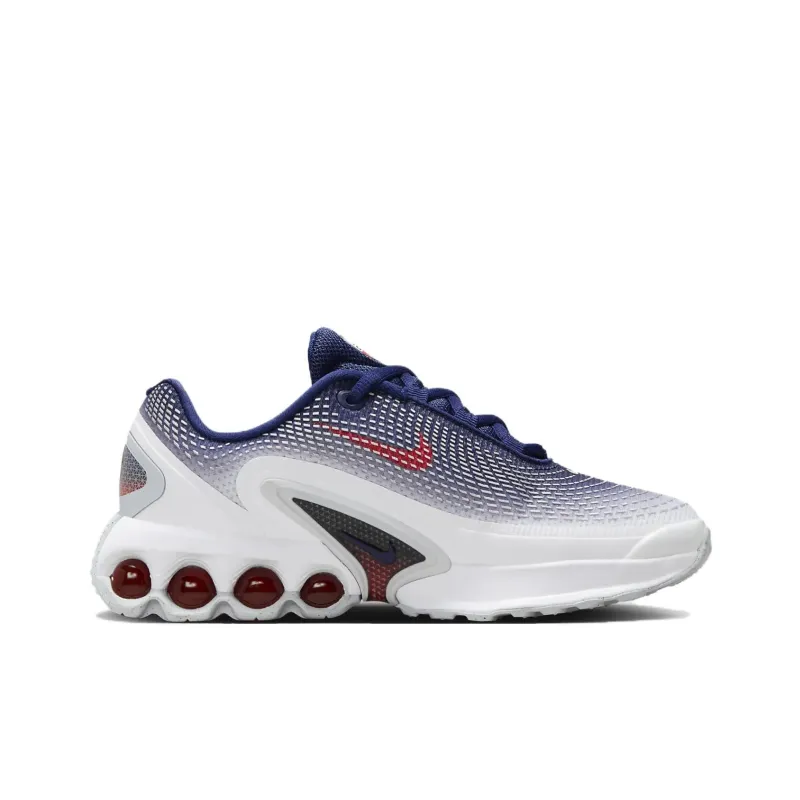 Nike Air Max Dn Slip-Resistant Breathable Low-Top Kids' Running Shoes Blue White Teenagers-1