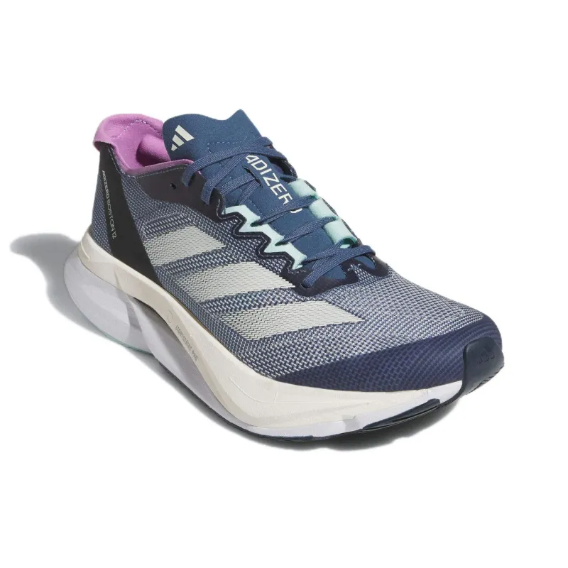 Adidas Adizero Boston 12 'Preloved Ink Zero Metalic Aurora Ink' Women's-3
