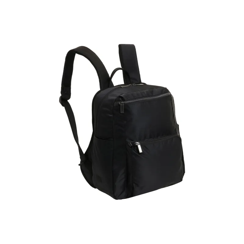 Ace. Fabric Backpack Large Size Unisex Black Blue-0