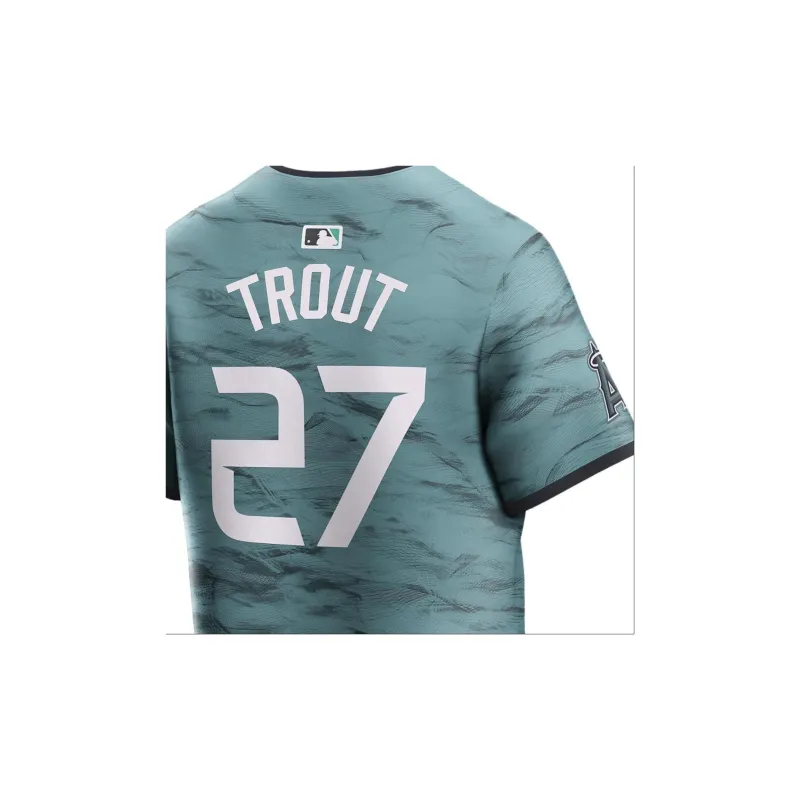 Nike Mike Trout American League 2023 All Star Game Men's Nike Mlb Limited Jersey-4