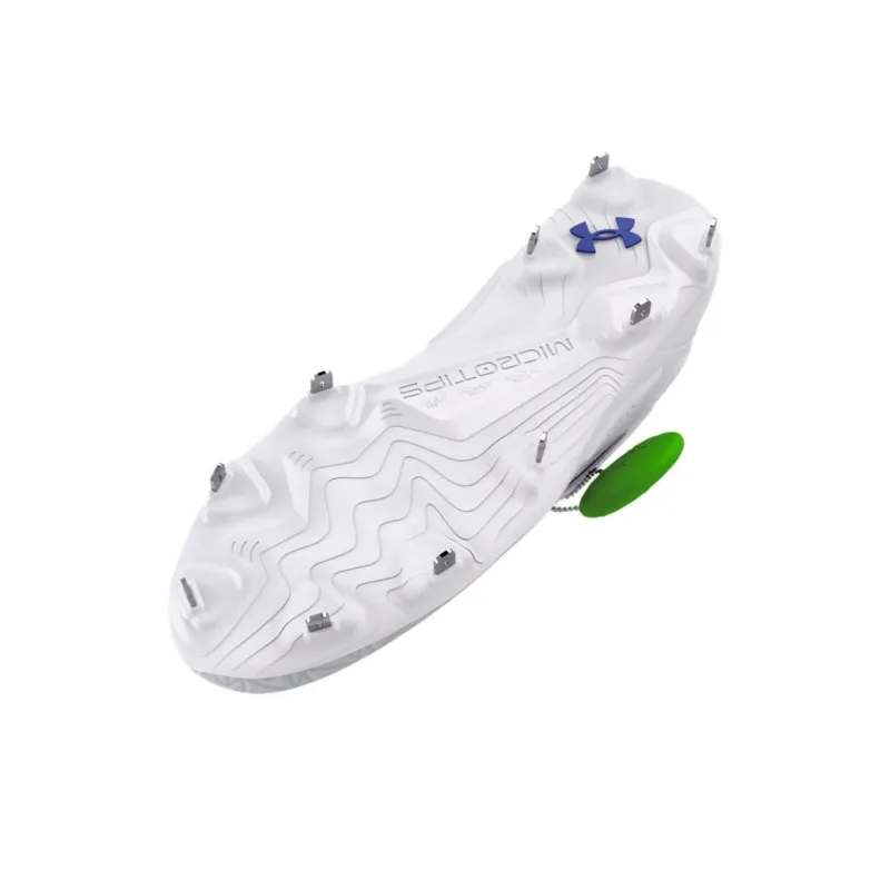 Under Armour Yard Slip Resistant Coverage Low Top Training Shoes Men's White Blue-4