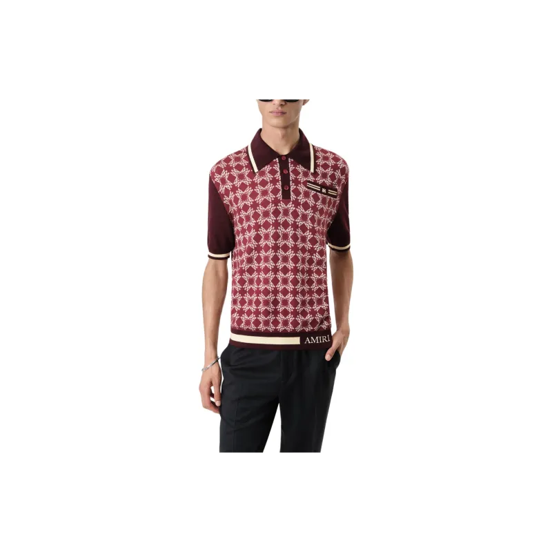 AMIRI FW24 Polo Shirt Men's Red-1