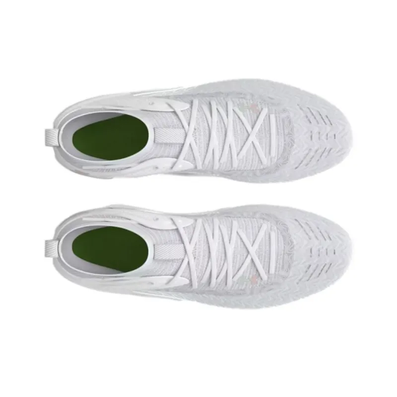 Under Armour Slip Resistant Breathable Mid Top Training Shoes Men's Silver Gray-3