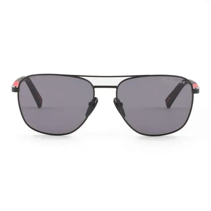 PRADA Metal Aviator Sunglasses Men's Black-0