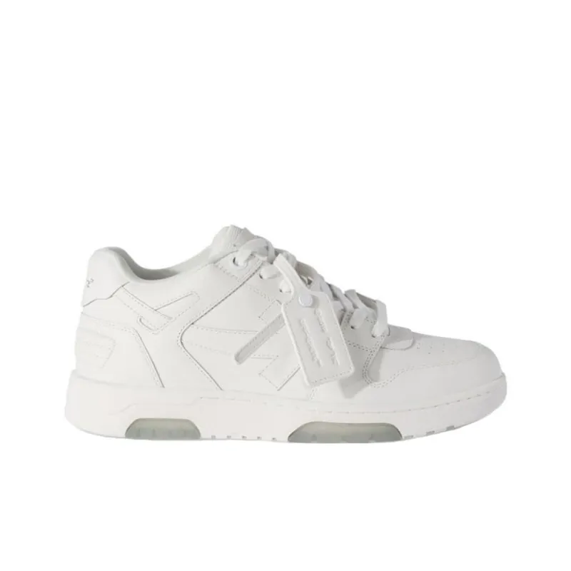 OFF-WHITE Out Of Office Calf Leather Triple White-4