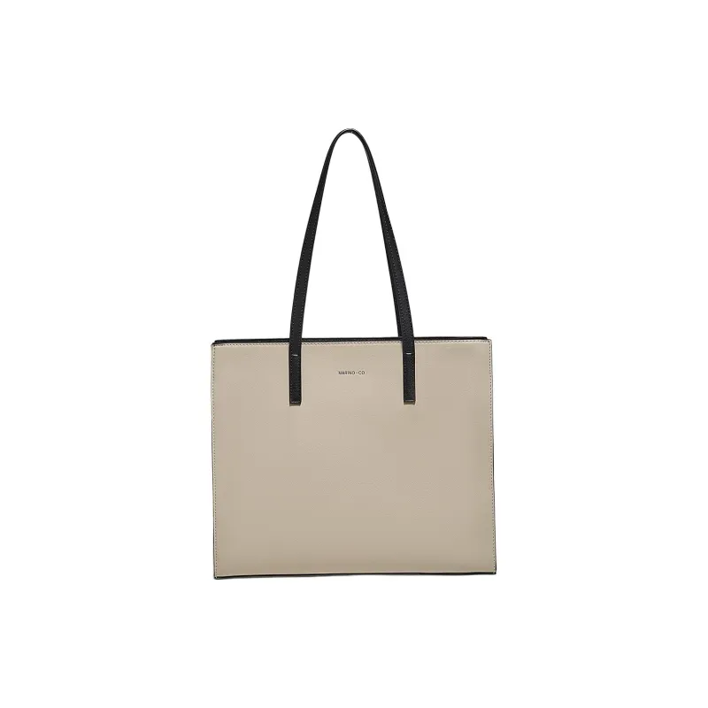 Marino Orlandi Synthetic Leather Tote Handbag Shoulder Bag Large Size Women's Black Red/Gray White Black-7