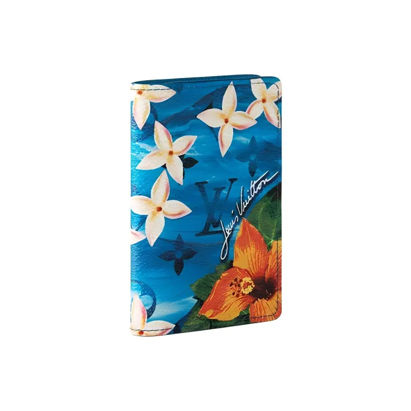 LOUIS VUITTON Pocket Organizer Monogram Surfin' Bright Blue-1