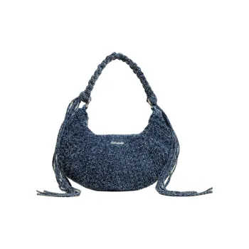 HOLZWEILER Cotton Shoulder Bag Small Size Women's Blue