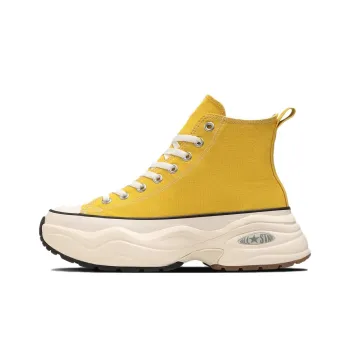 Converse All Star Anti Slip Wear Resistant High Top Canvas Shoes Unisex Yellow