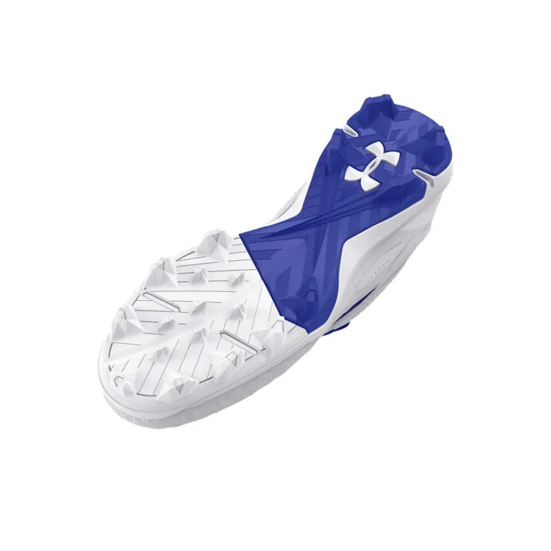 Under Armour Leadoff Anti Slip Wear Resistant Low Top Training Shoes Men's White-3