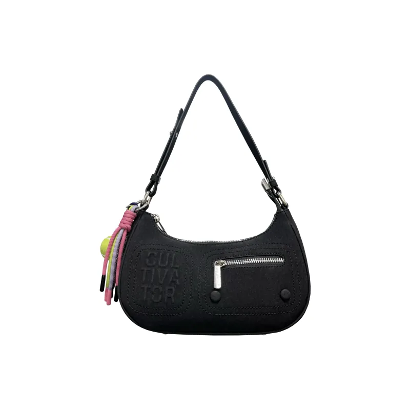 CULTIVATOR PU Shoulder Bag, Crossbody Bag, Handbag Trumpets Women's Light Yellow/Pink/Gray/Black-6