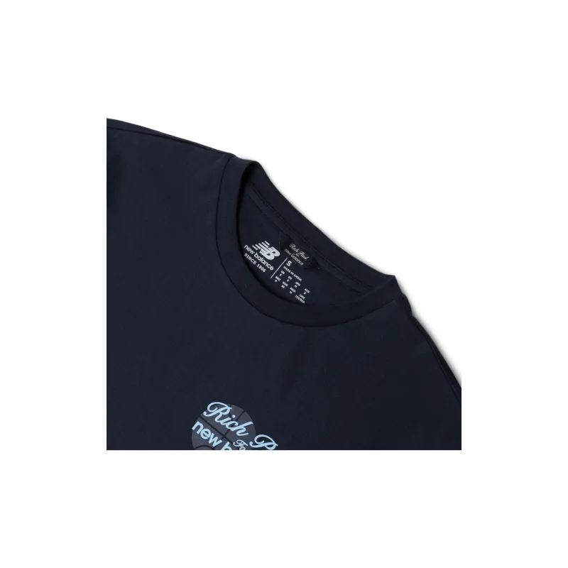 New Balance x Rich Paul T Shirt Men's Dark Blue-6