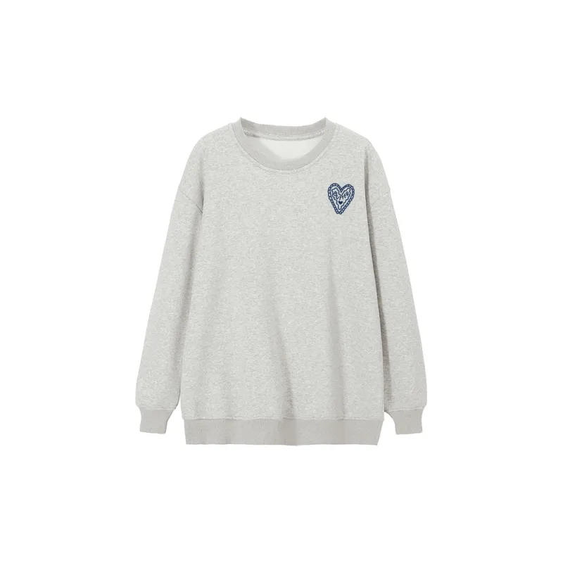 Incolore Sweatshirt Women's White Gray-1