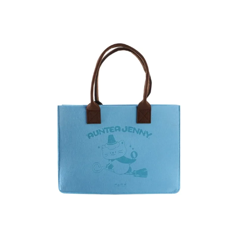AUNTEA JENNY Felt Cloth Handbag Regular Unisex Multicolor-2