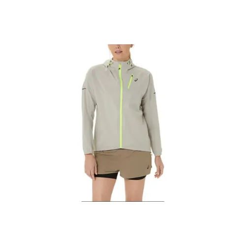 Asics FUJITRAIL Jackets Women's Oatmeal