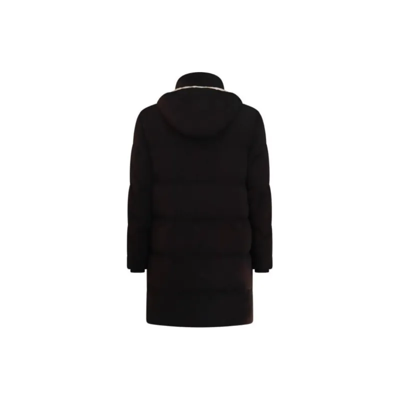 Brunello Cucinelli Hooded Mid Length Down Jacket-1