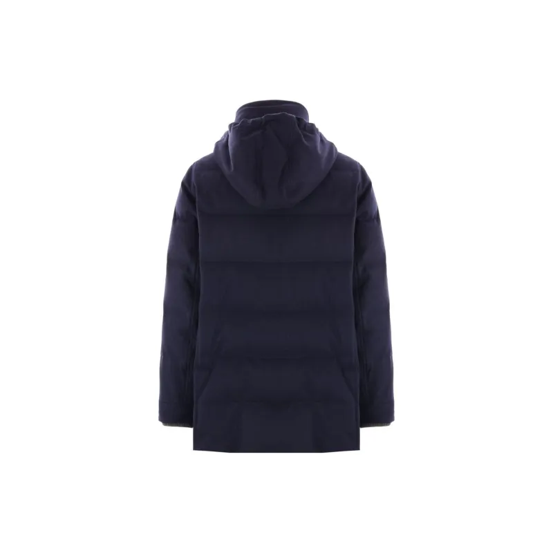 Brunello Cucinelli Long Sleeved Hooded Jacket-1