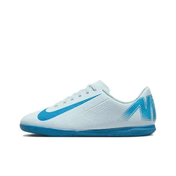 Nike Mercurial Vapor 16 Anti Slip Wear Resistant Low Top Kids' Soccer Shoes Blue Teenagers