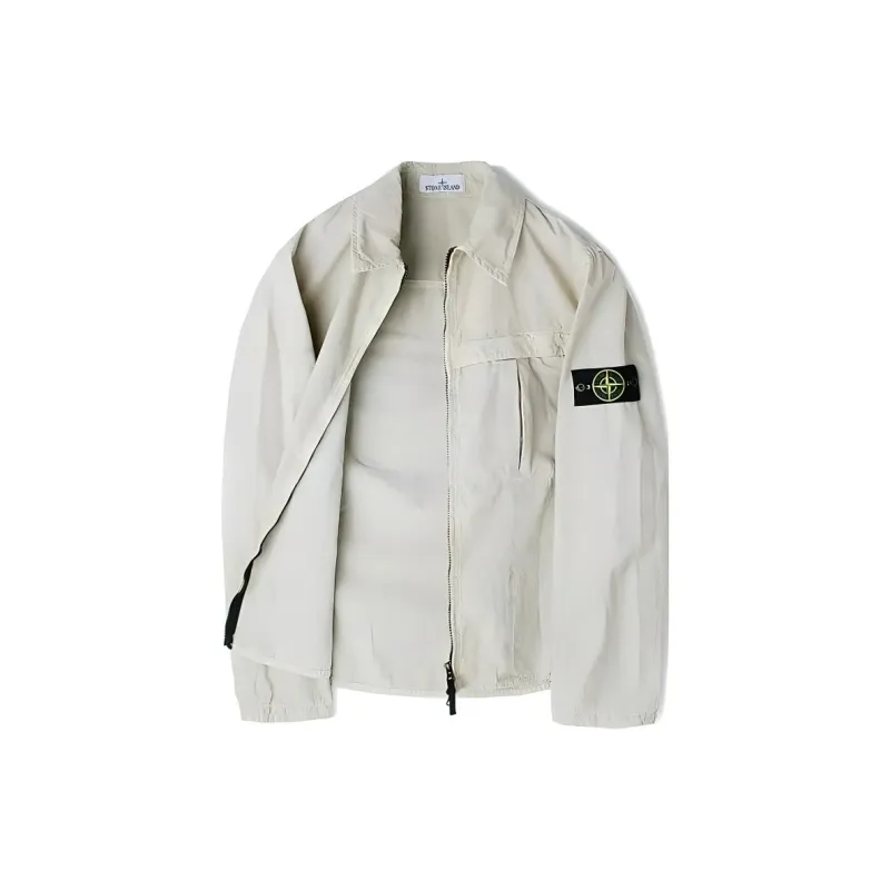 STONE ISLAND Organic Cotton Shirt Jacket-1